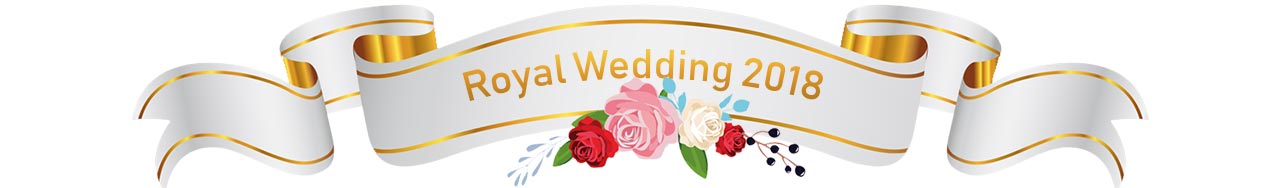 Royal Wedding 2018 Prince Harry and Meghan Cardboard Cutouts and Masks Royal Wedding 2018 cardboard cutout decorations and face masks